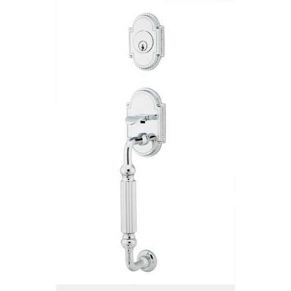 Bright Chrome Handleset, 4300LUUS26RH, EMTEK, Mfr# 4300LUUS26RH